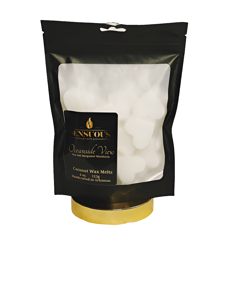 Strawberry, whipped cream & chocolate wax melts – romantic coconut wax melts for couples, perfect for sensual nights in without a flame