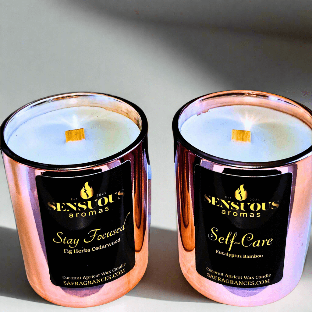 Luxury eco-friendly spa-like scented candles handcrafted with natural, plant-based, organic, and biodegradable materials free of toxins, phthalates, parabens, gluten  . The perfect gift idea for Self-Care Enthusiast, Mother's Day, Teachers Appreciation, Nurses Week