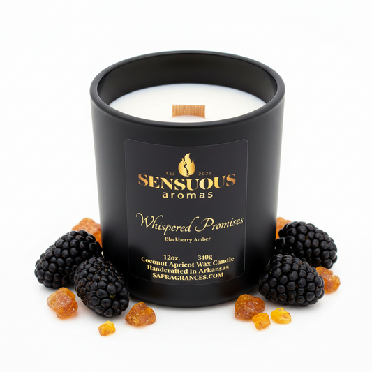 WHISPERED PROMISES COCONUT APRICOT WAX CANDLE