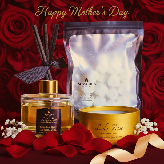 LADY ROSE COCONUT WAX LUXURY TRAVEL CANDLE