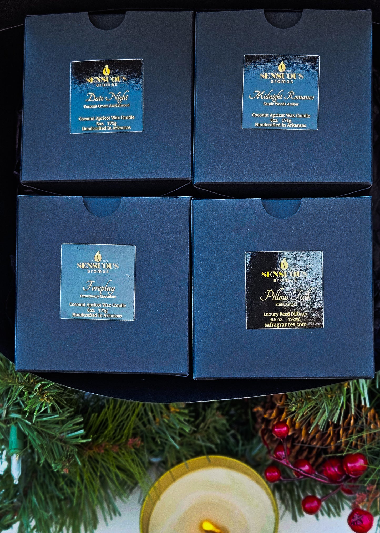 LUXURY BEDROOM CANDLE TIN GIFT SET OF 4- LIMITED TIME ONLY!