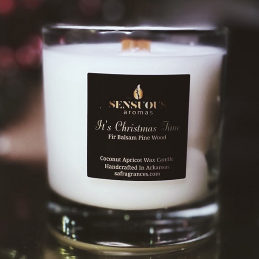 Luxury Hand-Crafted holiday scented  candles are made with plant-based ingredients free of toxins and great for the environment.