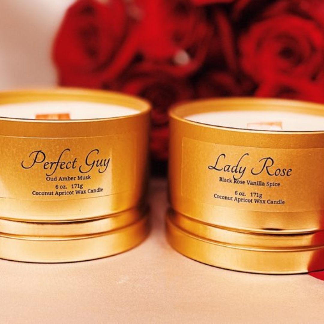 LUXURY BEDROOM CANDLE TIN GIFT SET OF 4- LIMITED TIME ONLY!