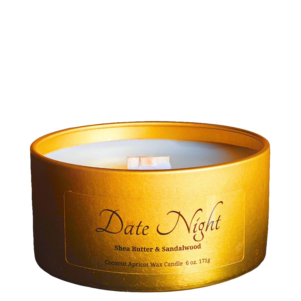 Handcrafted luxury coconut apricot wax candle made with toxic-free plant-based, and eco-friendly ingredients. Long-lasting sophisticated aroma designed to create romantic memorable moments with fragrances that bond hearts.