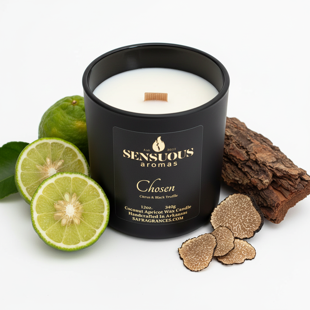 CHOSEN COCONUT APRICOT WAX CANDLE