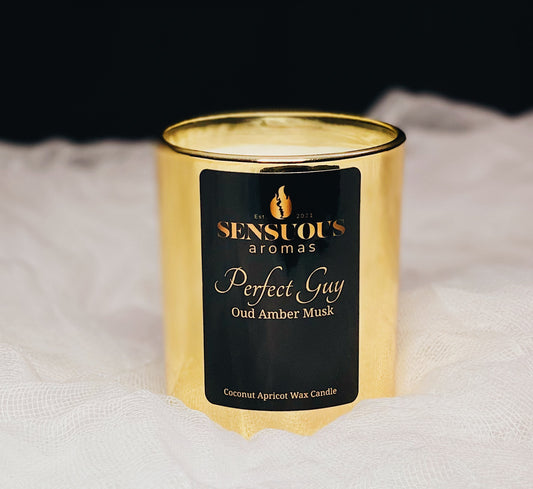 Vegan all natural coconut apricot wax candle
